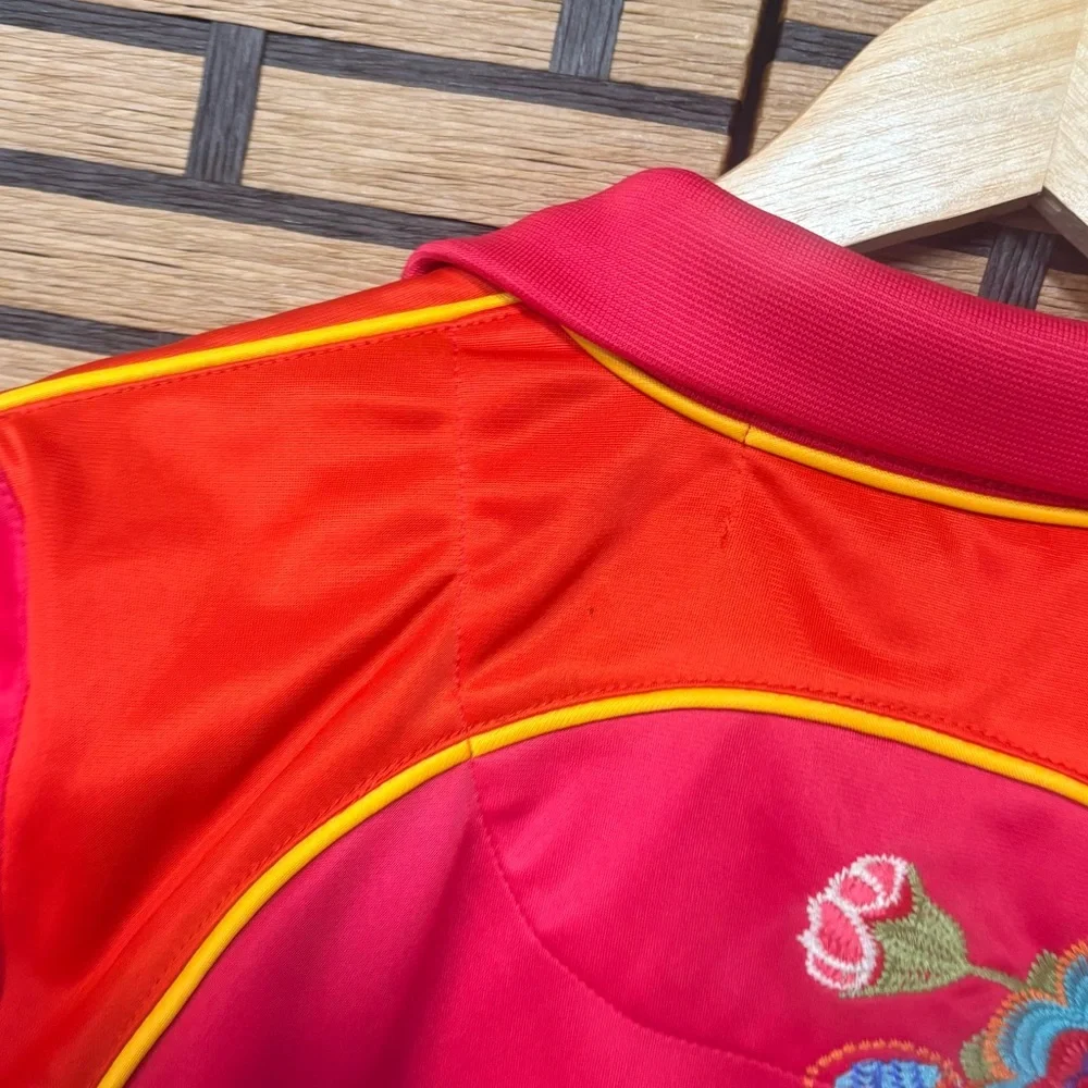 Johnny Was Orange And Pink Embroidered Jacket Size Medium‎ - Picture 7 of 11